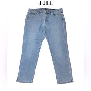J JILL authentic fit slim ankle jeans